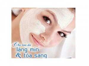 Tắm trắng mặt