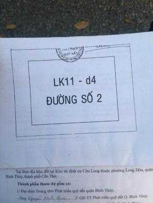 Bán 1 nền Tái Định Cư kdc Himlam đường Nguyễn Văn Linh