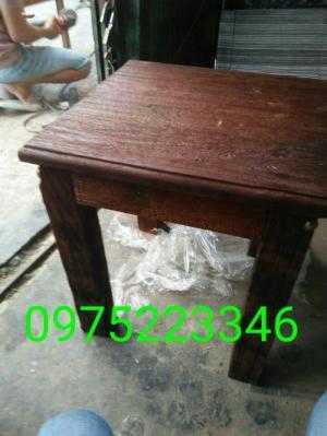 Bàn ghế gỗ giả sơ dừa mẫu mới