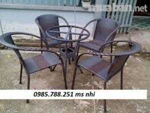 Bàn ghế mây rẻ