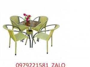 Bộ bàn ghế cafe có rất nhiều loại