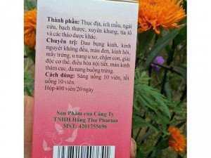 Viên uống điều kinh hỗ trợ người hiếm muộn