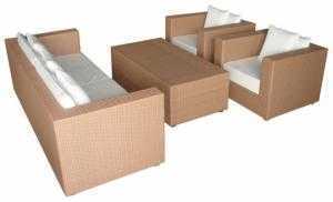 Sofa mây nhựa