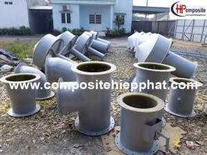 Co, tê, giảm bằng nhựa composite FRP