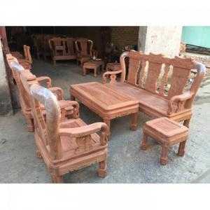Bộ Bàn Ghế Minh Quốc Triện gỗ hương đá