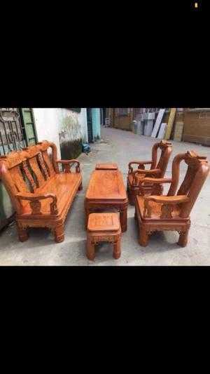 Bộ Bàn Ghế Minh Quốc Triện gỗ hương đá