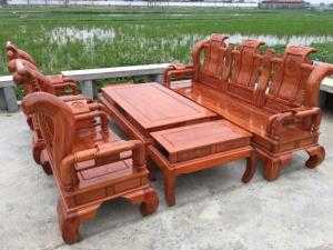 Bộ tần thủy hoàng tay 12 ( gỗ hương đá)