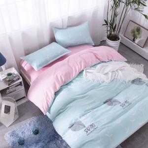 Bộ chăn ga gối cotton đũi, cực mát cho mùa hè