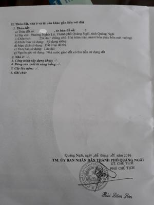 Đất Đẹp Gần KĐT Ngọc Bảo Viên, Phường Nghĩa Lộ, Tp. Quảng Ngãi.