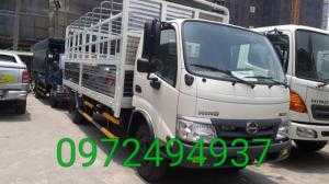 Giá Xe Tải Hino 5 Tấn Thùng Mui Bạt - Giao Xe Ngay - Hỗ Trợ Trả Góp 90% Giá Trị Xe.