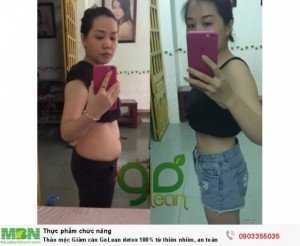 Thảo mộc Giảm cân GoLean detox 100% từ thiên nhiên, an toàn với cả mẹ cho con bú