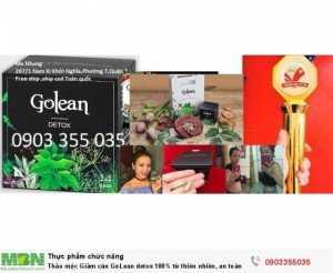 Thảo mộc Giảm cân GoLean detox 100% từ thiên nhiên, an toàn với cả mẹ cho con bú