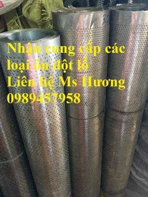 Sản xuất tôn đột lỗ, tấm kim loại dập lỗ, tấm inox đột lỗ hình tròn làm theo đơn đặt hàng
