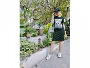 Váy cotton Vogue
