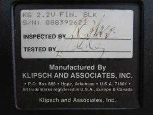 Loa Klipsch KG 2.2U