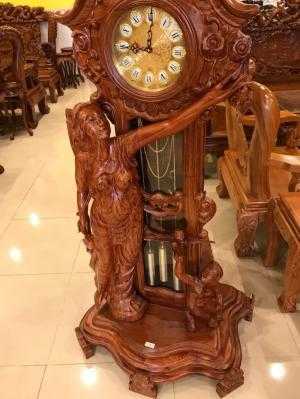 Đồng hồ gỗ mỹ nghệ