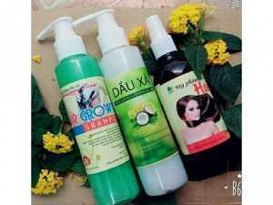 Bộ dầu gội xịt tinh dầu bưởi dầu xả