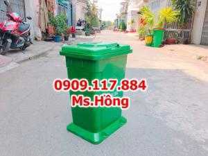 Thùng rác công cộng nắp kín nắp hở 60lit 90lit 120lit 240lit
