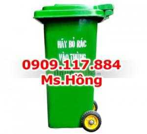 Thùng rác công cộng nắp kín nắp hở 60lit 90lit 120lit 240lit