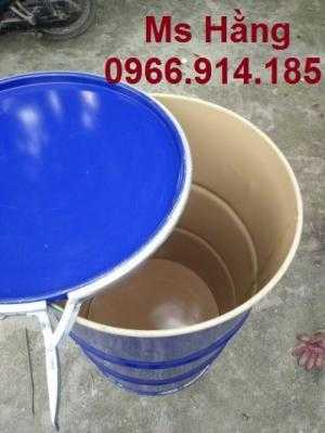 Thùng phuy sắt 220 lít,thùng phuy sắt cũ 220 lít giá rẻ