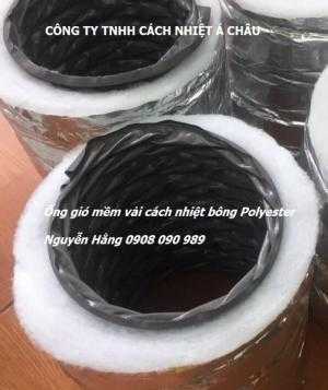 Ống gió mềm cách nhiệt bông Polyester