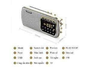 Máy nghe nhạc USB-FM-RADIO