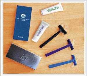 Dao cạo dùng trong khách sạn, resort, spa có in logo