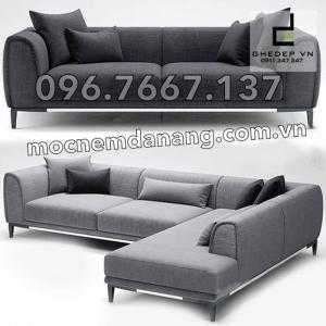 Chất liệu:
- Khung sườn: gỗ tự nhiên chịu lực (gỗ xoan đào, gỗ dầu...)
- Ván ép 10mm
- Mousse: D40 Đà Nẵng chính phẩm không xẹp
- Đai thun, lò xo cường độ cao
- Gối gòn thủy tinh cách nhiệt
- Vải nhập khẩu (Châu Âu, Hàn Quốc)
- Chân ghế gỗ
- Bảo hành từ 5 -7 năm