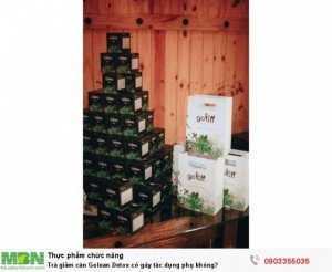 Trà giảm cân Golean Detox có gây tác dụng phụ không?