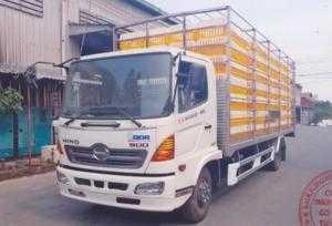 Xe tải Hino FC 6 tấn thùng chở gia cầm - hỗ trợ trả gốp cao