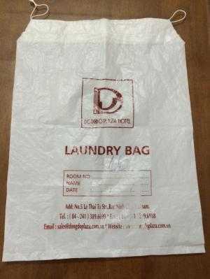 Túi giặt là in logo dùng trong khách sạn, resort