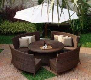 Bàn ghế sofa giả mây