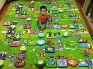 Thảm xốp 2 mặt cao cấp Maboshi 1m8