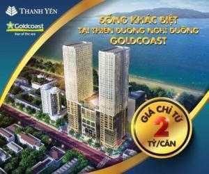 Gold Coast Nha Trang 2 phòng ngủ, view biển trực diện, sổ hồng vĩnh viễn