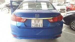 Bán Honda City 1.5AT màu xanh Tiger số tự động sản xuất cuối 2015 biển Sài Gòn