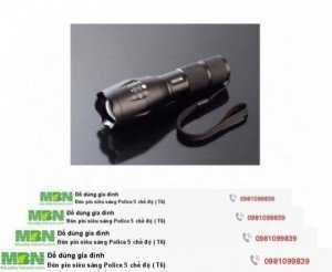 Đèn pin siêu sáng Police 5 chế độ ( T6)