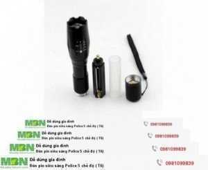 Đèn pin siêu sáng Police 5 chế độ ( T6)