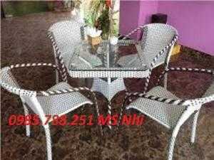 Bàn ghế cafe ngoài trời rẻ nhất