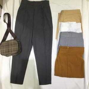 Quần tây baggy lưng vải