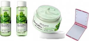 Combo làm sạch và dưỡng da nha đam cho da thường Oriflame