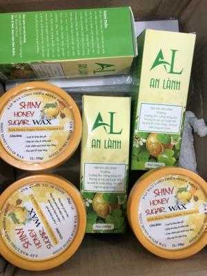 Bộ wax tẩy lông Shiny và mỡ trăn An Lành