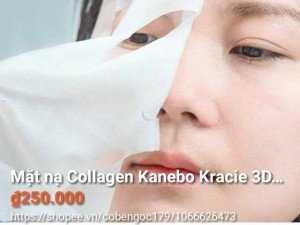 Mặt nạ Collagen Kanebo Kracie 3D của NB