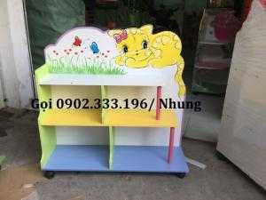 Kệ đồ chơi mầm non, kệ đồ chơi cho bé