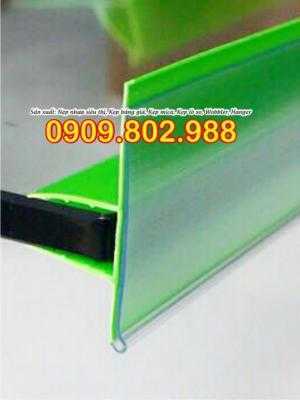 Nẹp nhựa gắn tên sản phẩm siêu thị, nẹp giá, nẹp siêu thị