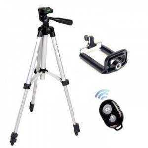 Chân giá đỡ máy chụp ảnh/ quay phim Tripod TF 3110 + Giá đỡ điện thoại + Remote