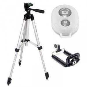 Chân giá đỡ máy chụp ảnh/ quay phim Tripod TF 3110 + Giá đỡ điện thoại + Remote