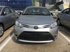 Bán xe Toyota Vios 2018 số sàn màu bạc, hổ trợ đăng ký Grab, tài trợ vay 80%, giá cạnh tranh