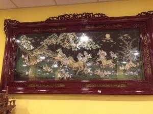Tranh Gỗ Tràm Khảm Trai Cưc Đẹp Tại TpHCM