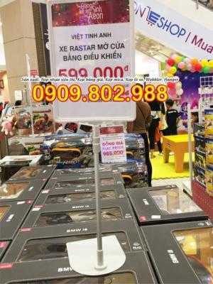 Kẹp giá siêu thị, Kẹp nhựa bảng giá