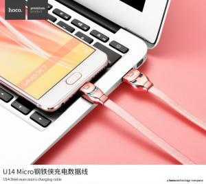 Cáp Sạc 2 Đầu Lightning Và Micro USB Hoco U14